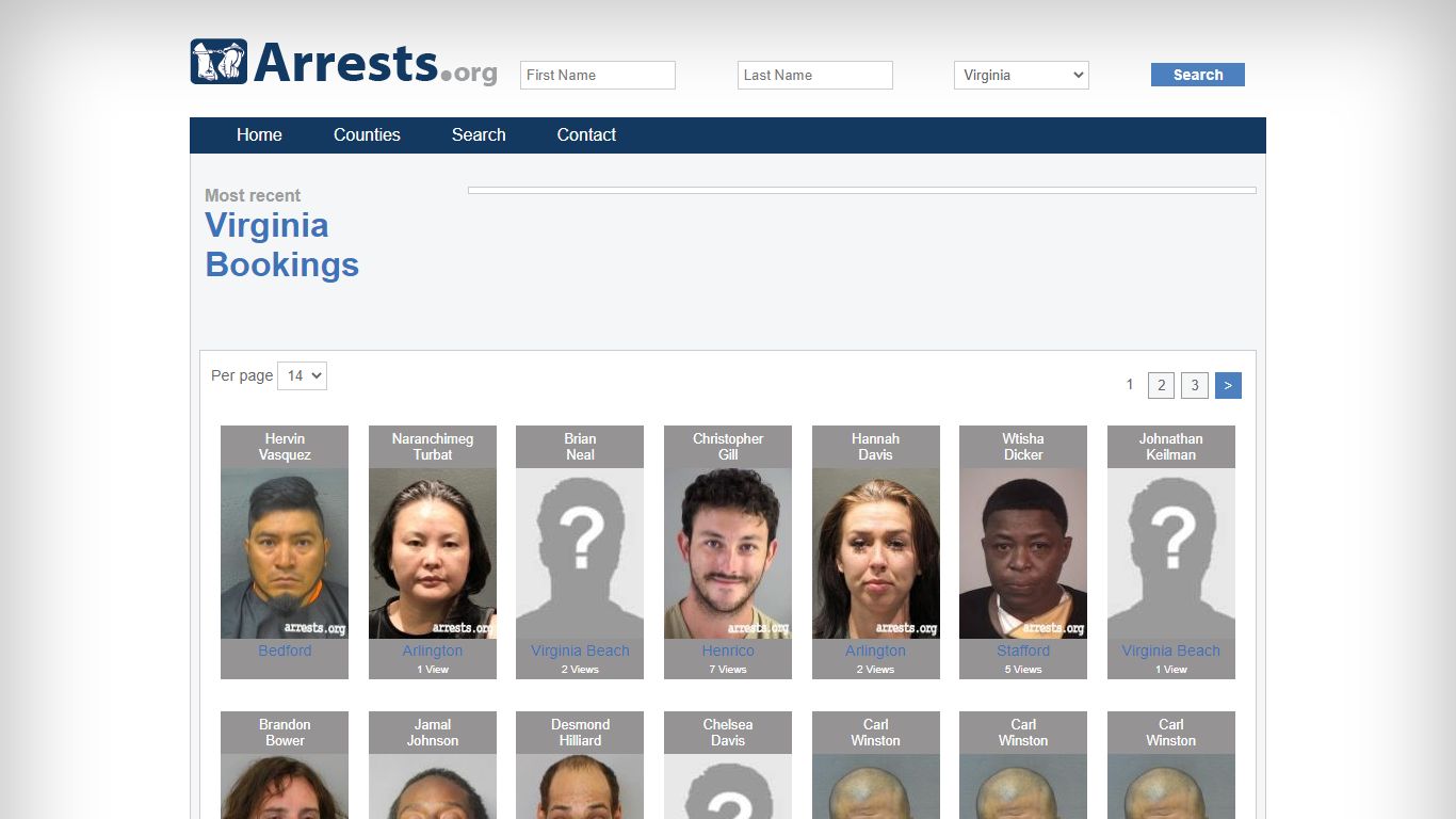 Virginia Arrests and Inmate Search